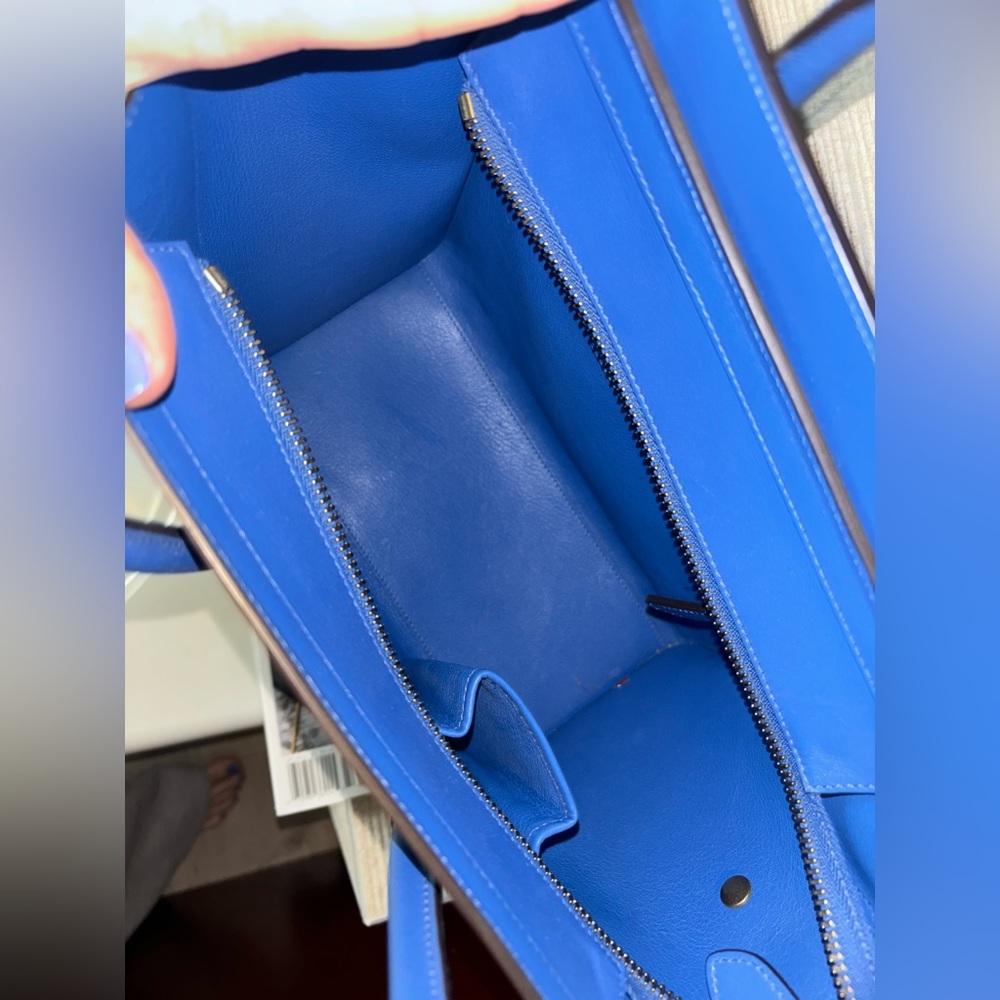 Celine Electric Blue Purse - Picture 4 of 5